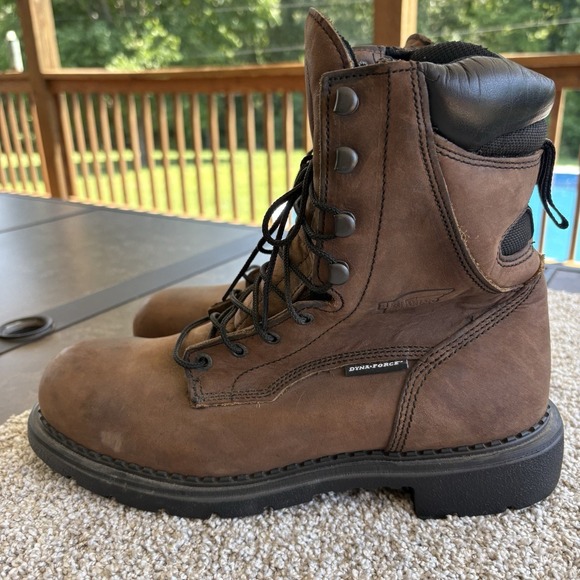 Red Wing Shoes Other - Red Wing 2211 Steel Toe DynaForce Waterproof Work Boots Brown, Sz 10 Made in USA